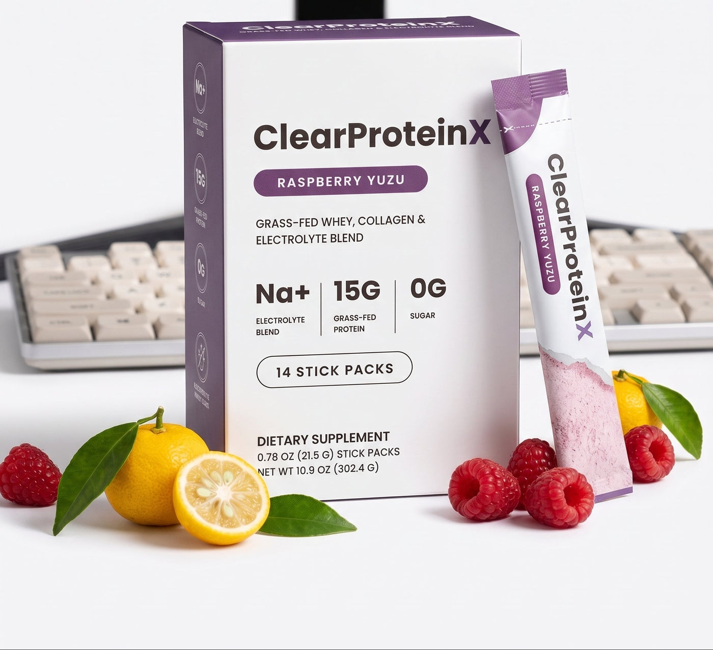 ClearProteinX Clear Protein Powder Stick Packs