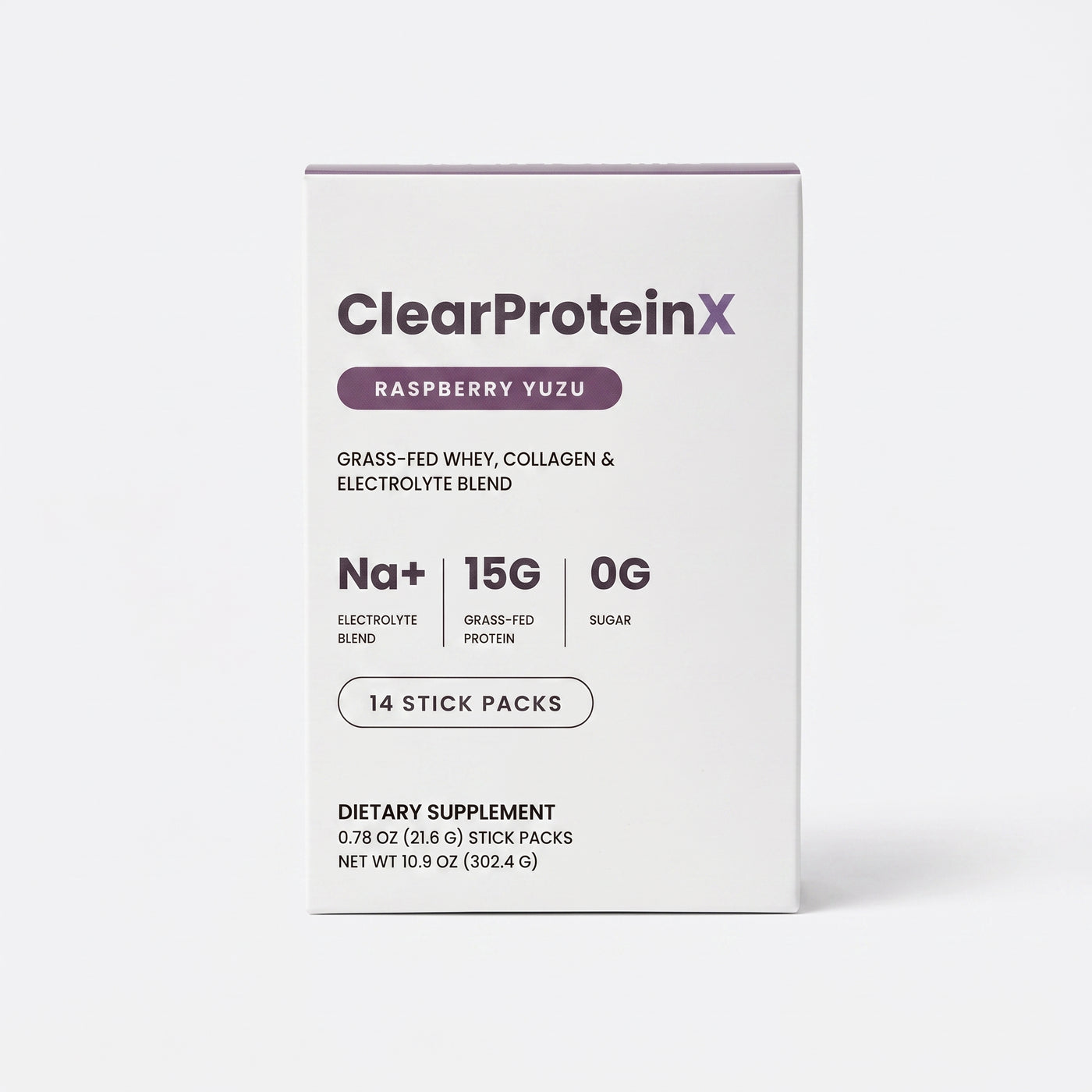 ClearProteinX Clear Protein Powder Stick Packs